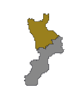Mapa de la región seleccionada CALABRIA - CALABRIA CITERIOR