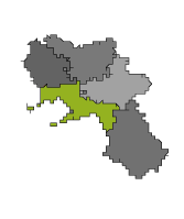 Cartina della regione selezionata CAMPANIA - Regione Sorrentina