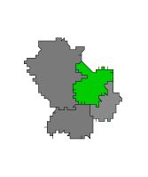 Cartina della regione selezionata ﻿BASILICATA - Montagna e Collina Materana
