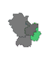 選択した地域の地図 バジリカータ - メタポンティーノ
