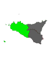 Cartina della regione selezionata SICILIA - Val di Mazara