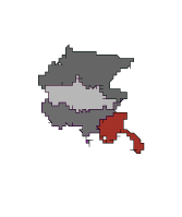 Cartina della regione selezionata FRIULI VENEZIA GIULIA - Venezia Giulia e il Carso