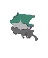 Cartina della regione selezionata FRIULI VENEZIA GIULIA - Zona Alpina