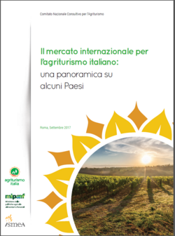 Copertina "Il mercato internazionale per l'agriturismo italiano: una panoramica su alcuni Paesi"