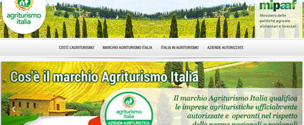 Home page versione aggiornata del sito www.agriturismoitalia.gov.it
