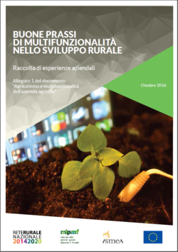 Copertina Manuale "Buone prassi di multifunzionalità nello sviluppo rurale"