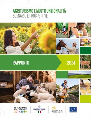 Copertina del Rapporto Agriturismo e multifunzionalità 2024