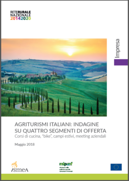 Copertina Report "Agriturismi italiani: indagine su quattro segmenti di offerta"