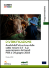 Copertina "Diversificazione - Analisi attuazione sotto misure 6.4 - 6.2"