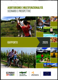 Copertina Rapporto "Agriturismo e multifunzionalità" 2020